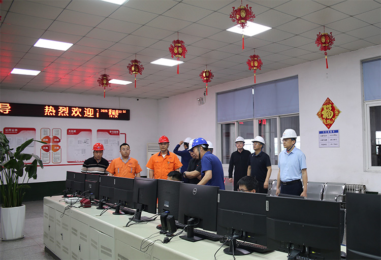 河北省高碑店市市委領(lǐng)導賈偉斌一行來公司考察指導